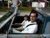Tyler gets to ride in Uncle Eric's Porsche!